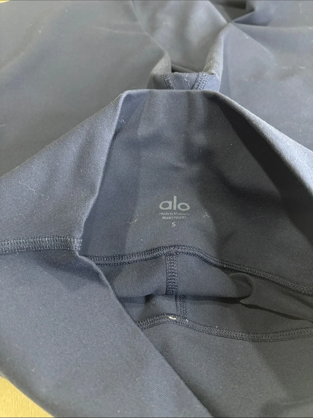 ALO Yoga Navy Flare High-Rise Leggings